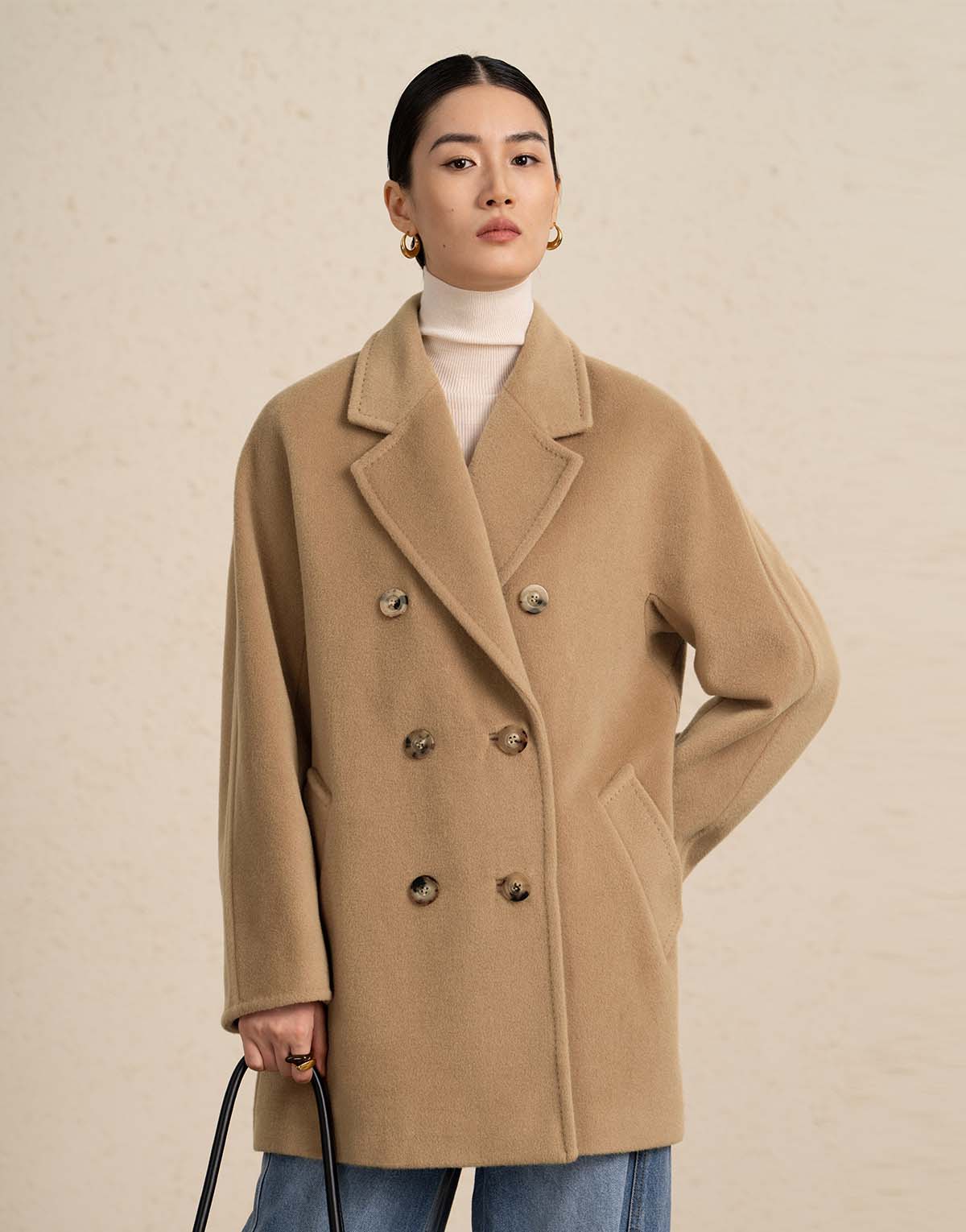 Premium Cashmere Coat - short-820